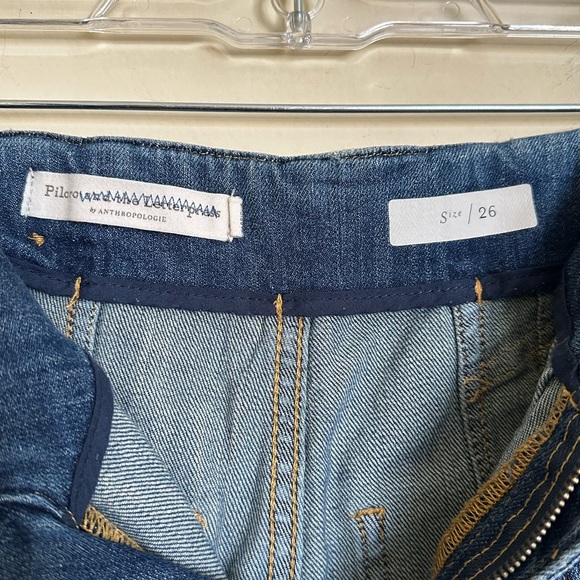 Anthropologie Pilcro Ultra High-Rise Seamed Wide-Leg Jeans - Picture 6 of 8